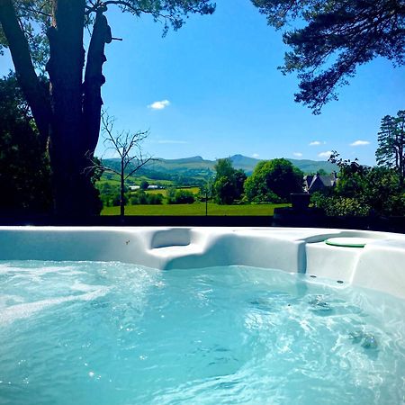 Mountain View Cottage, Hot Tub , Stunning Views Llanhamlach ภายนอก รูปภาพ